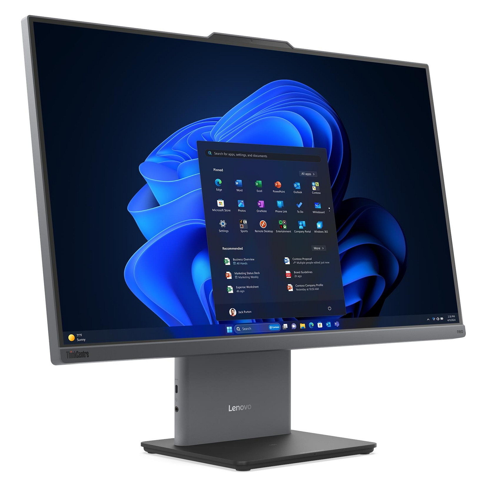 Lenovo ThinkCentre neo 50a 24 Gen 6 LNL All in One PC-Systeme