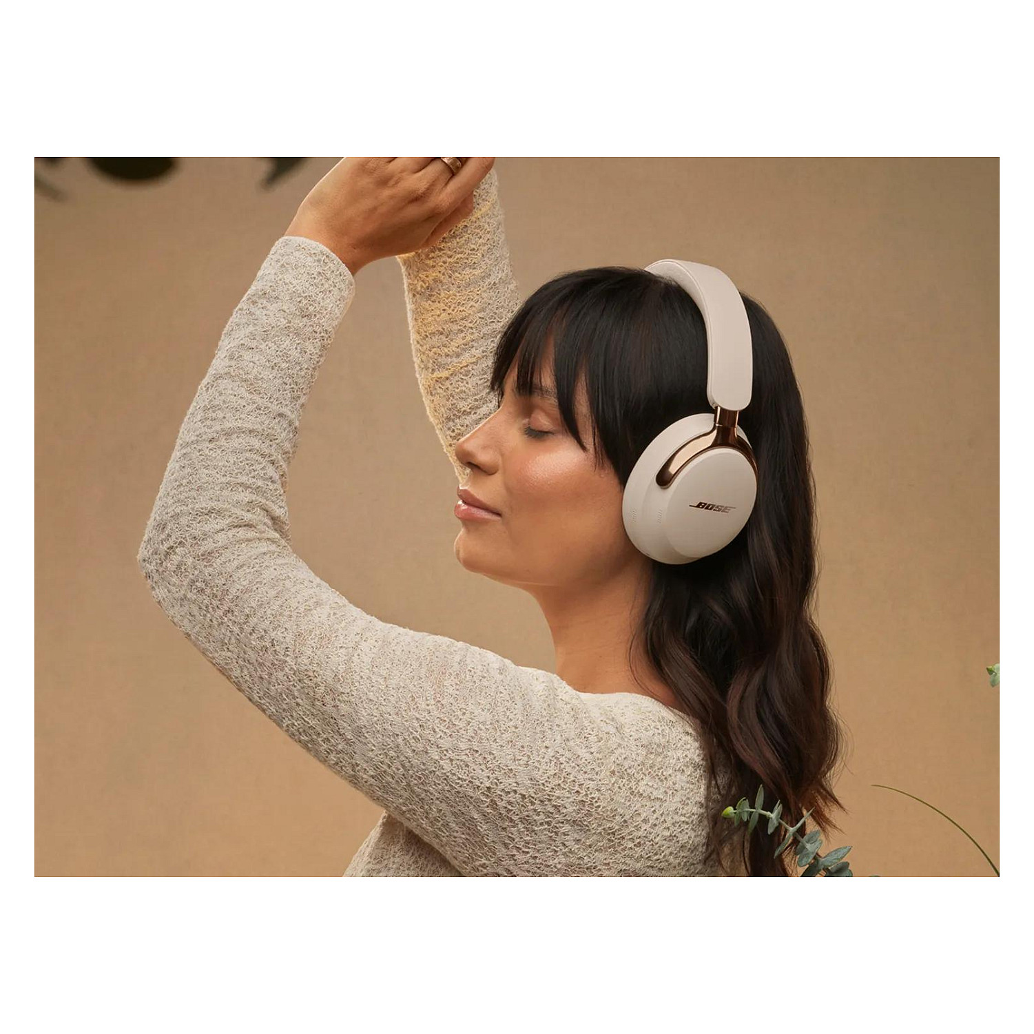 Bose QuietComfort Ultra Wireless Wired Headphones Cream