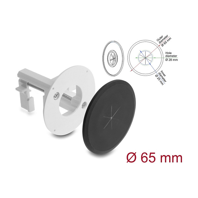 DeLOCK 91408 cable grommet