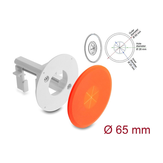 DeLOCK 91412 cable grommet