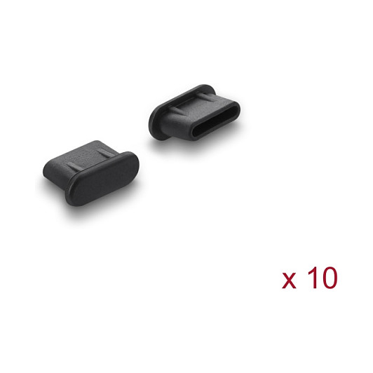 DeLOCK 87408 port dust cover Netzwerk- und Serverschränke