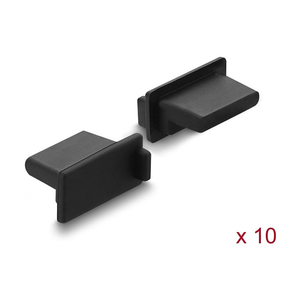 DeLOCK 87490 port dust cover Netzwerk- und Serverschränke