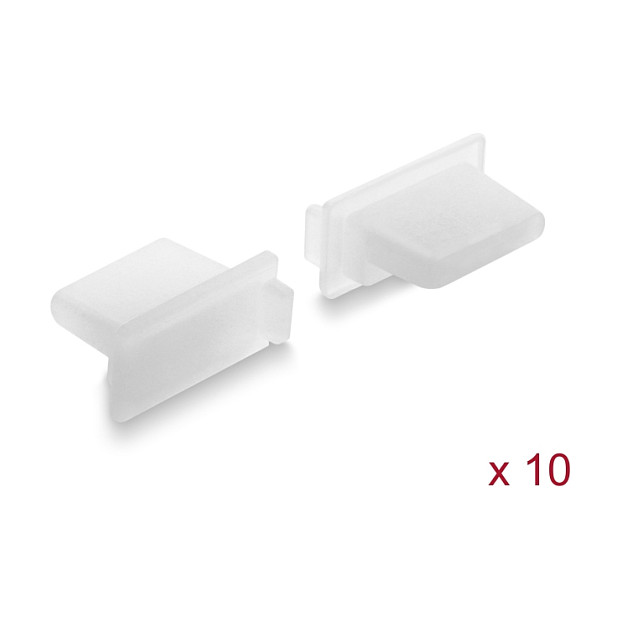 DeLOCK 87492 port dust cover Netzwerk- und Serverschränke