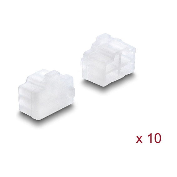 DeLOCK 87493 port dust cover Netzwerk- und Serverschränke
