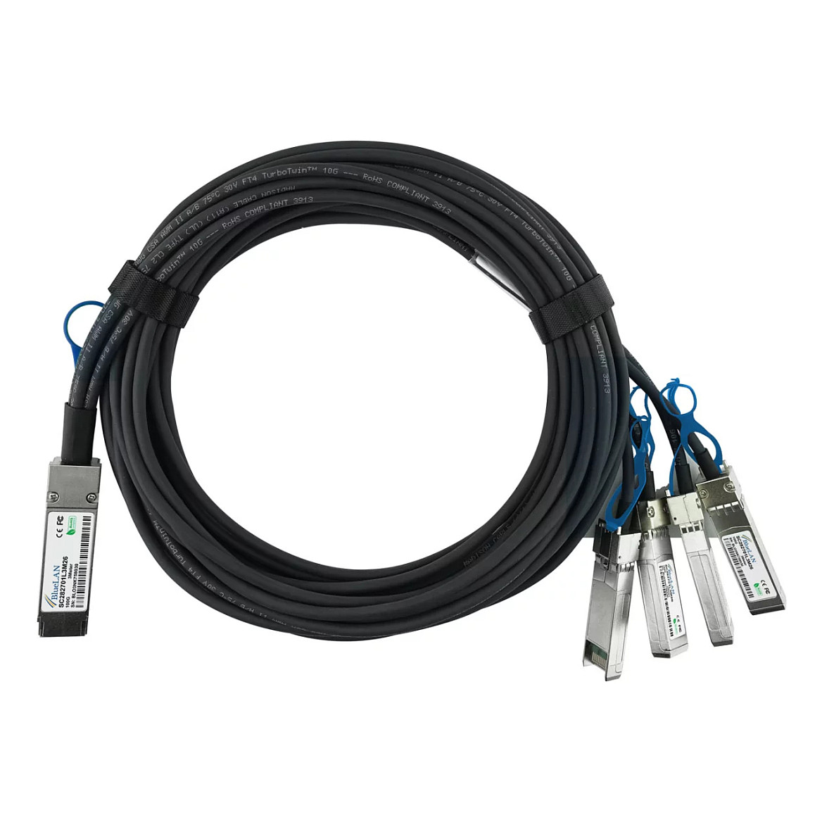 BlueOptics XXV4DACBL1M-BL InfiniBand/fibre optic cable SFP/GBIC-Module