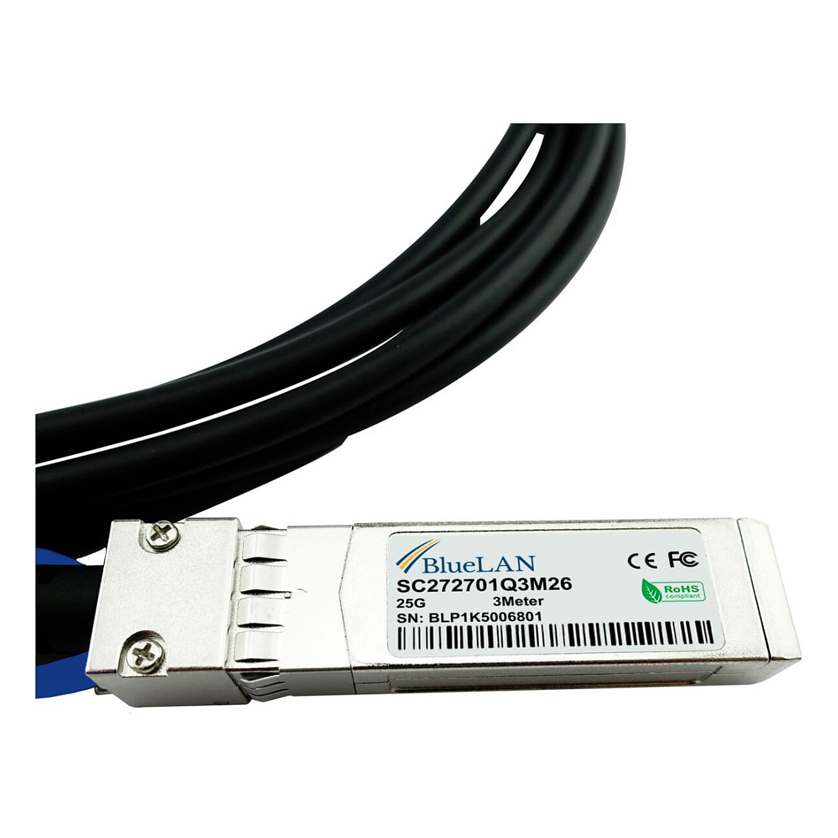 BlueOptics DAC-SFP-25G-1M-BL InfiniBand/fibre optic cable