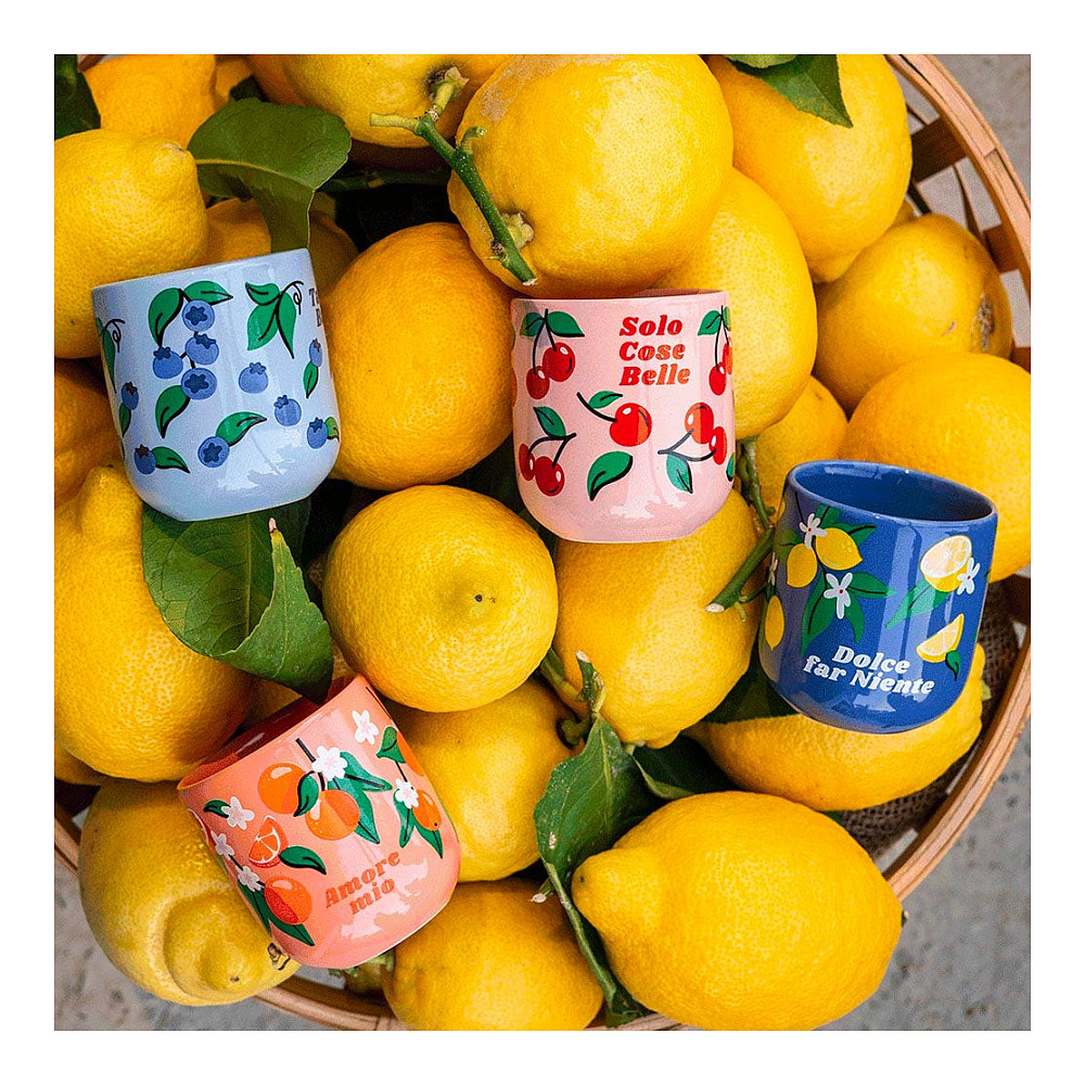 Set 4 Bicchierini mercato della frutta