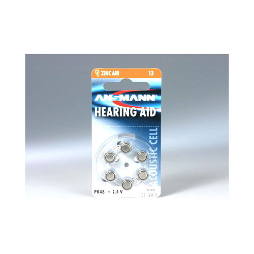 Ansmann Blister 6 X Zinc - Air battery, PR 13 Batterien