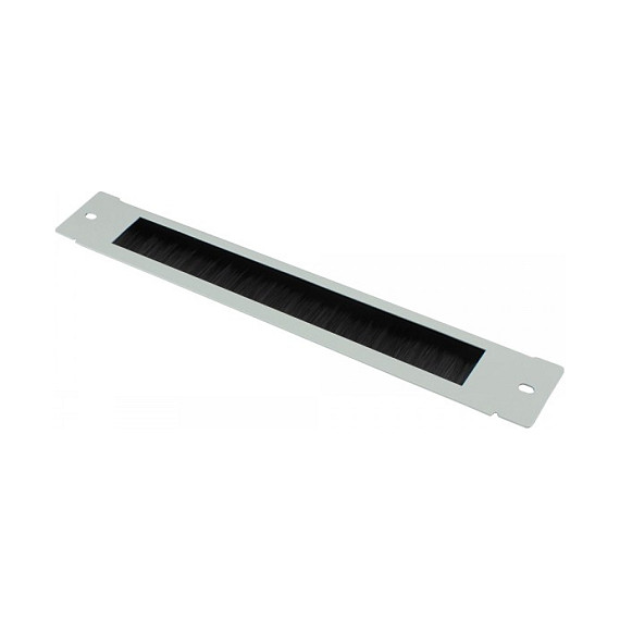 Bürstenleiste 380 mm x 57 mm für Good Connections® 19"" Wandgehäuse FLAT-Pack (GC-RFxxxG), lichtgrau (RAL7035)