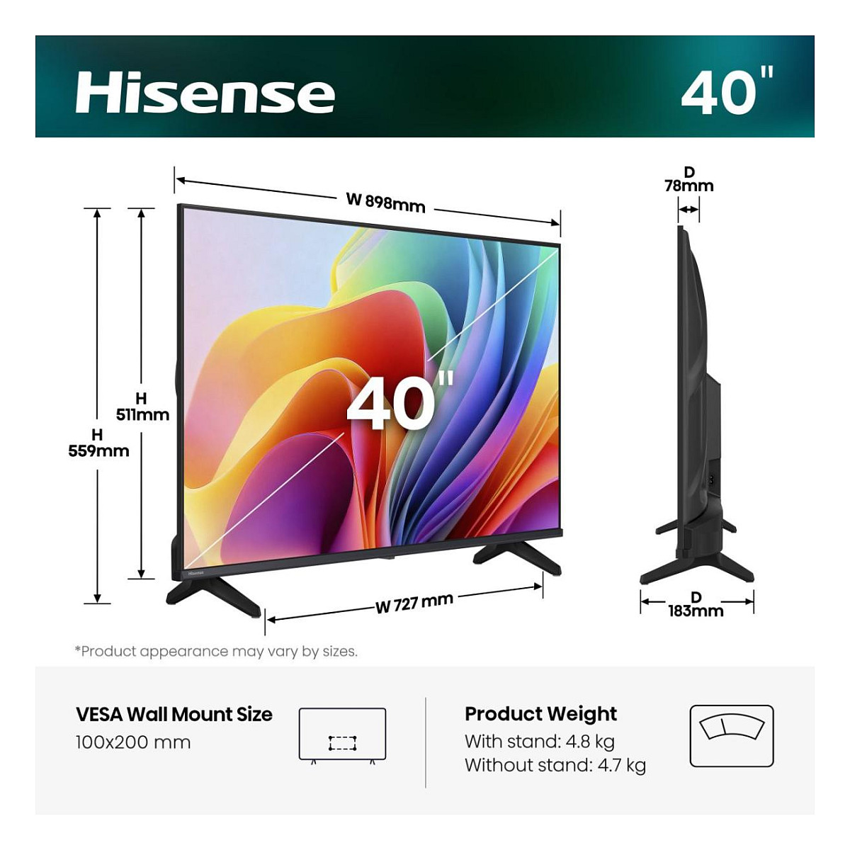 Hisense 40A49S