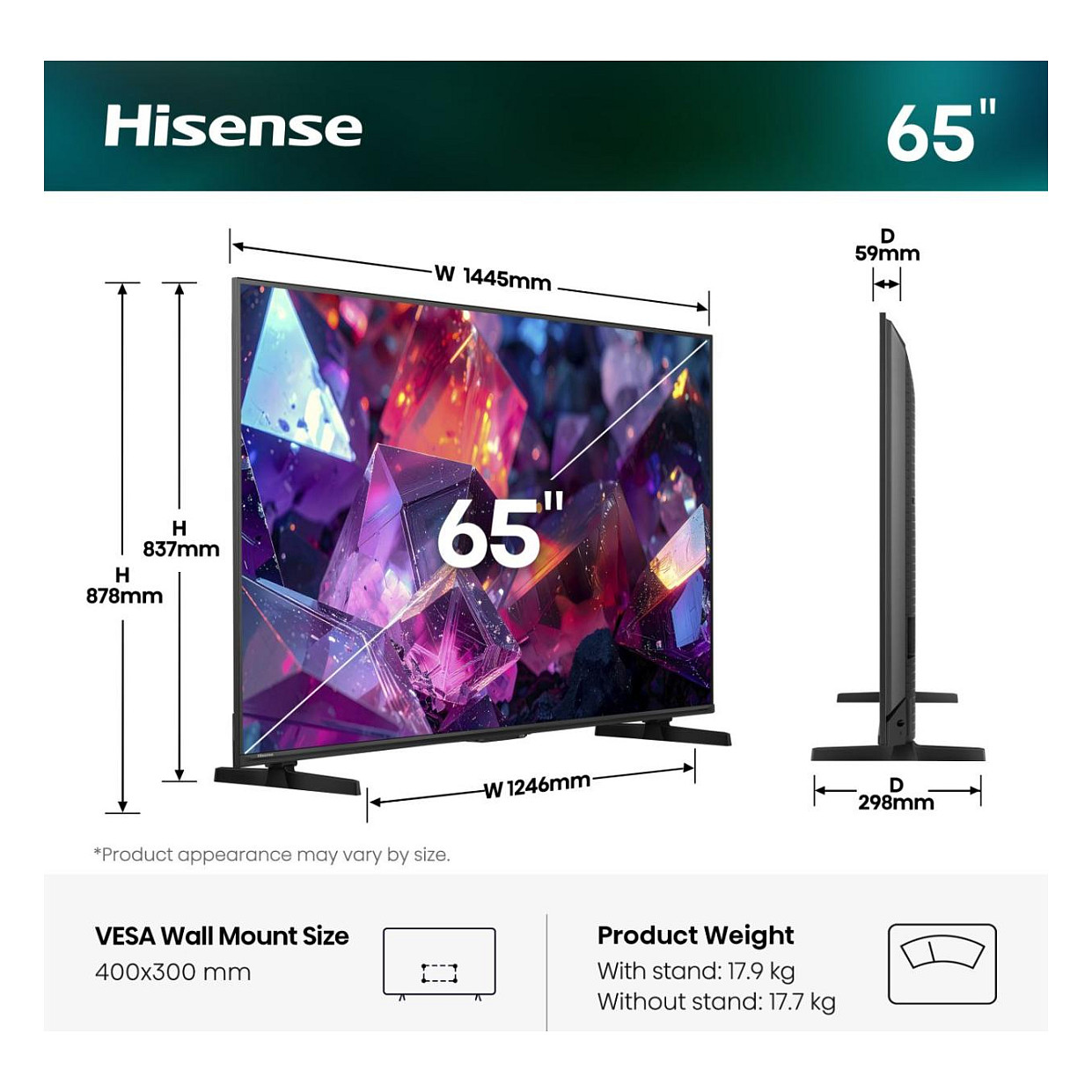 Hisense 65E7S PRO