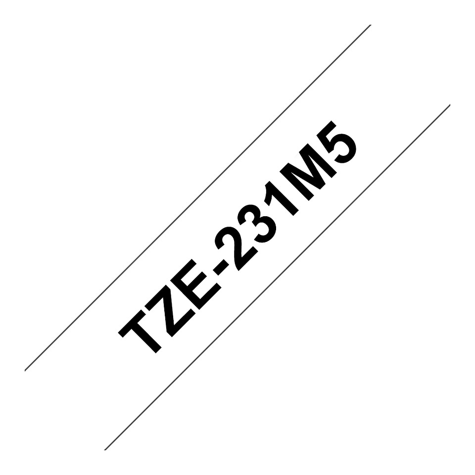 Brother TZE-231M5 label-making tape Zubehör Drucker