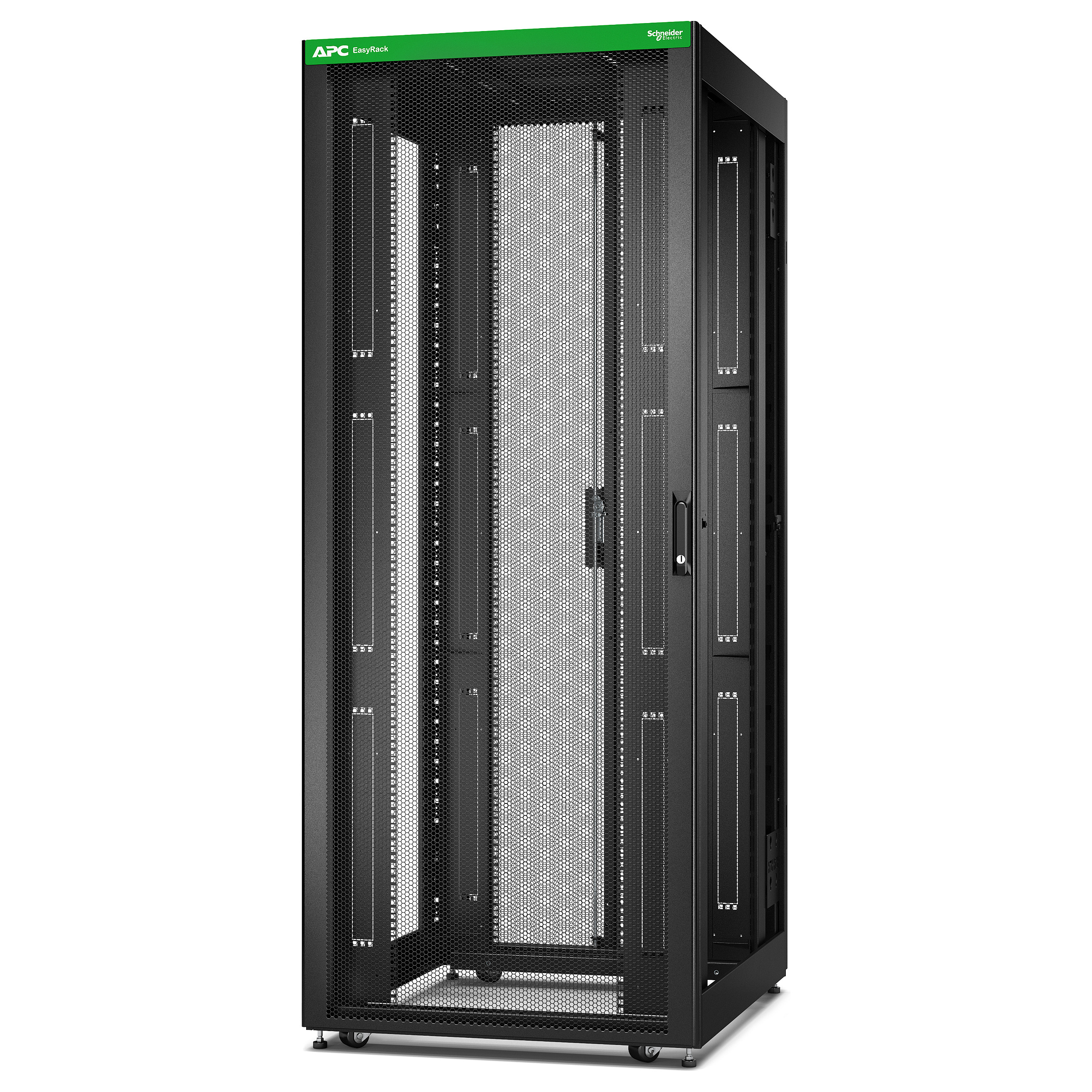 APC Easy Rack - Schrank Netzwerkschrank - Schwarz - 42HE - 48.3 cm (19")
