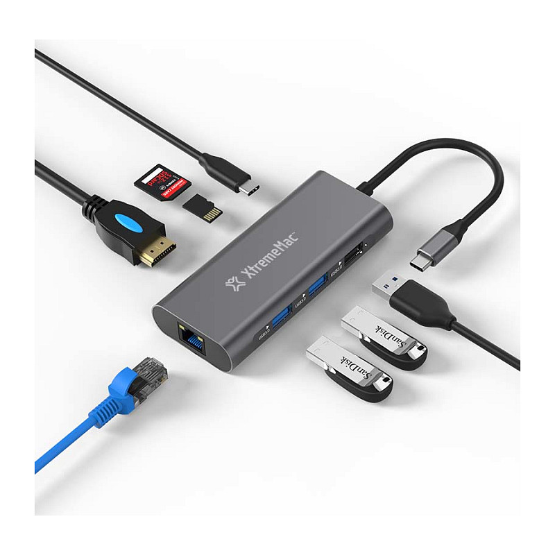 XtremeMac XWH-HUB8-13 interface hub