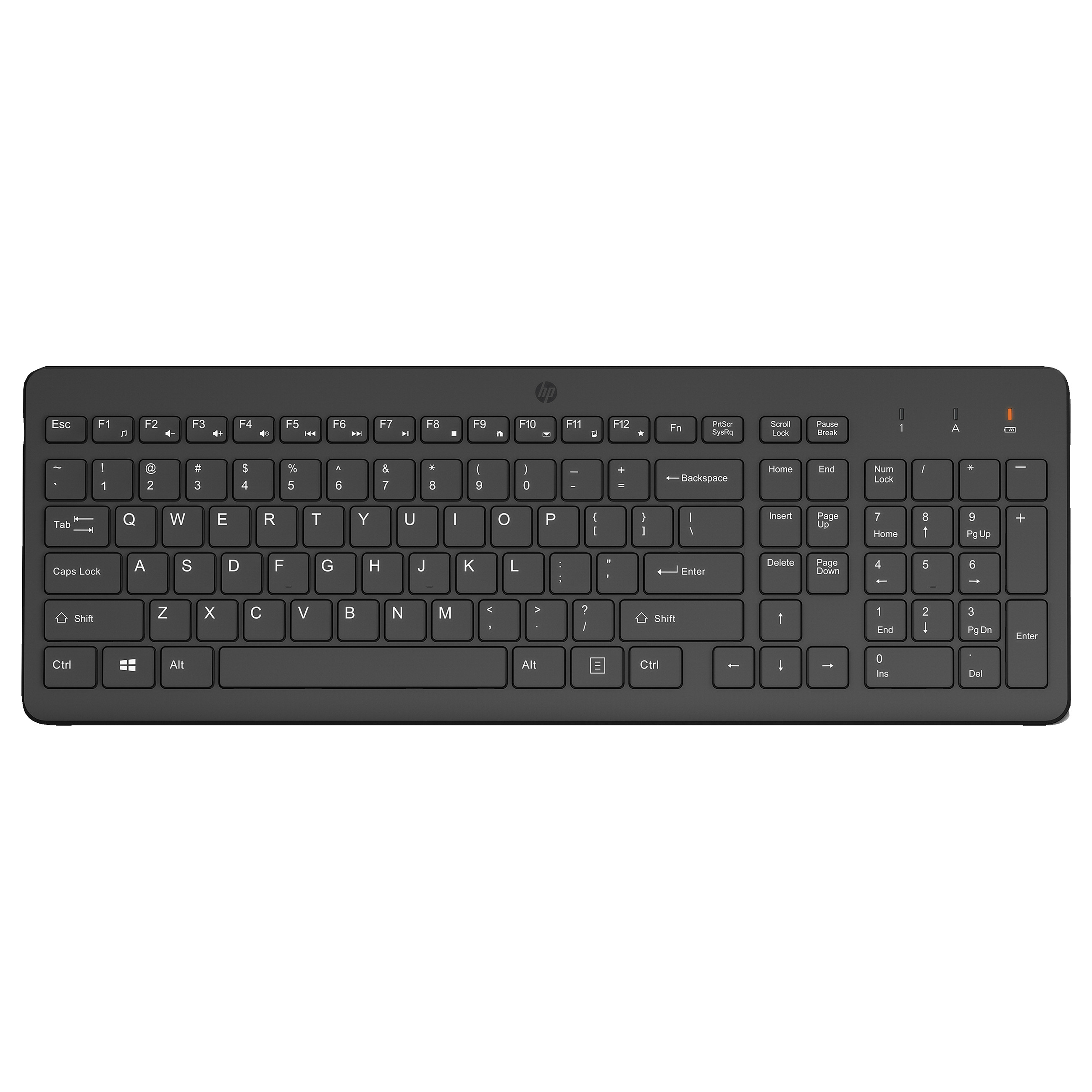HP 225 - Tastatur - 2,5-Zonen-Layout - kabellos Mäuse & Tastaturen