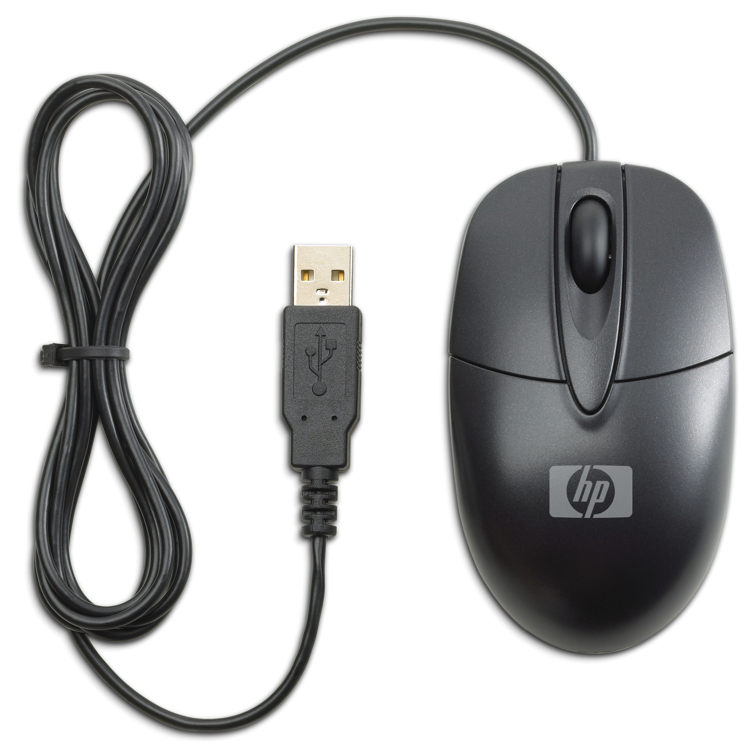 HP Optical USB Travel Mouse - Maus - optisch - 3 Tasten - kabelgebunden - USB (RH304AA) Mäuse & Tastaturen
