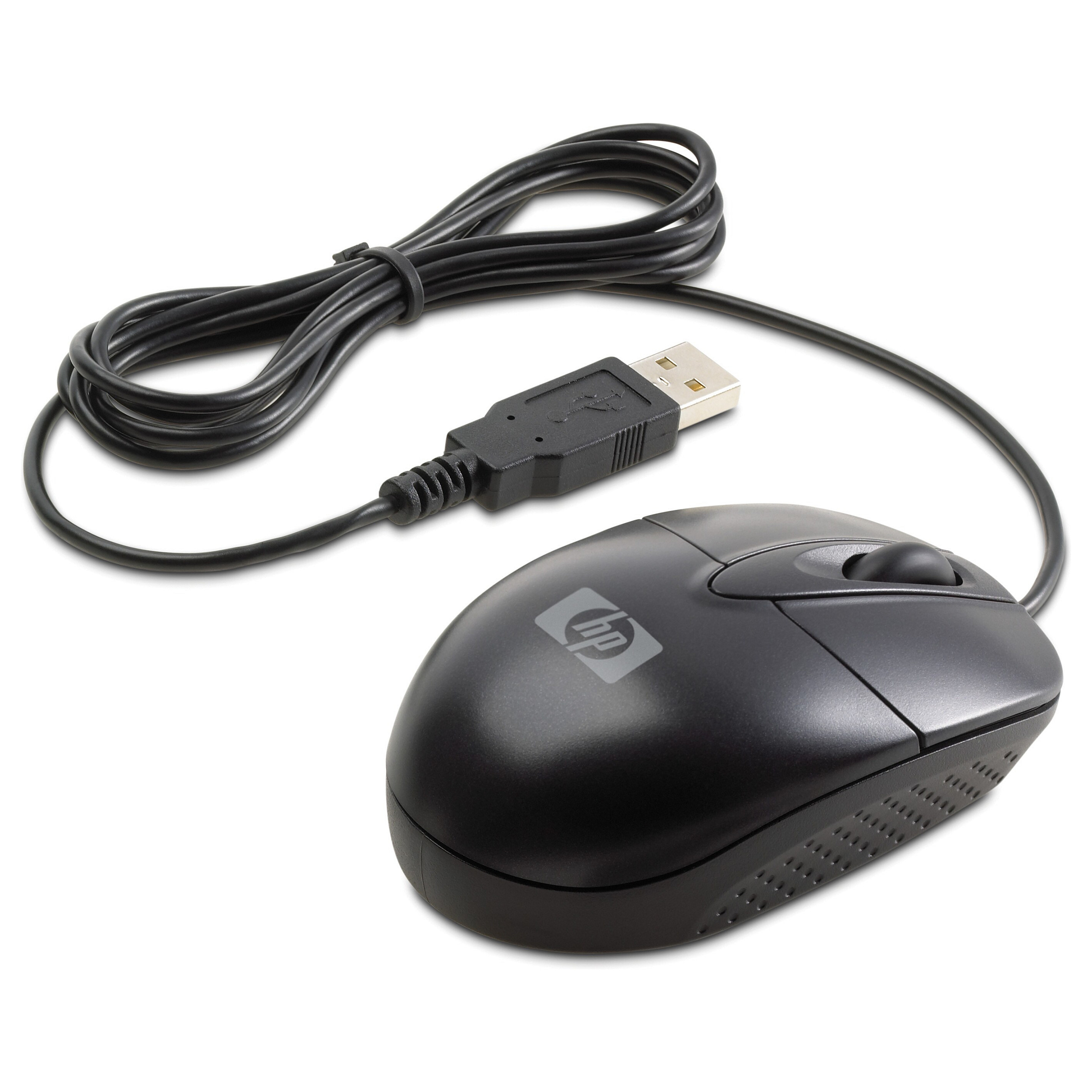 HP Optical USB Travel Mouse - Maus - optisch - 3 Tasten - kabelgebunden - USB (RH304AA)