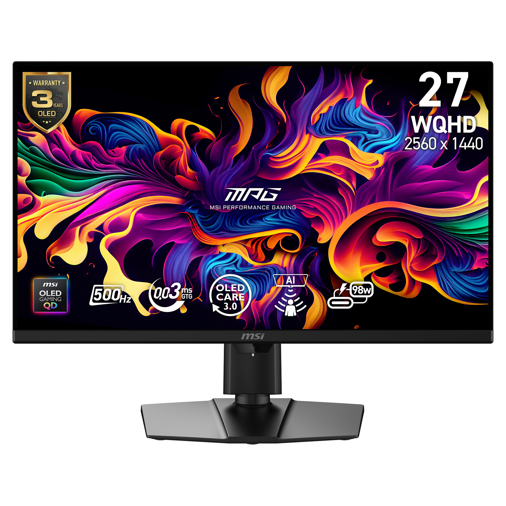 MSI MPG 271QR QD-OLED X50 computer monitor