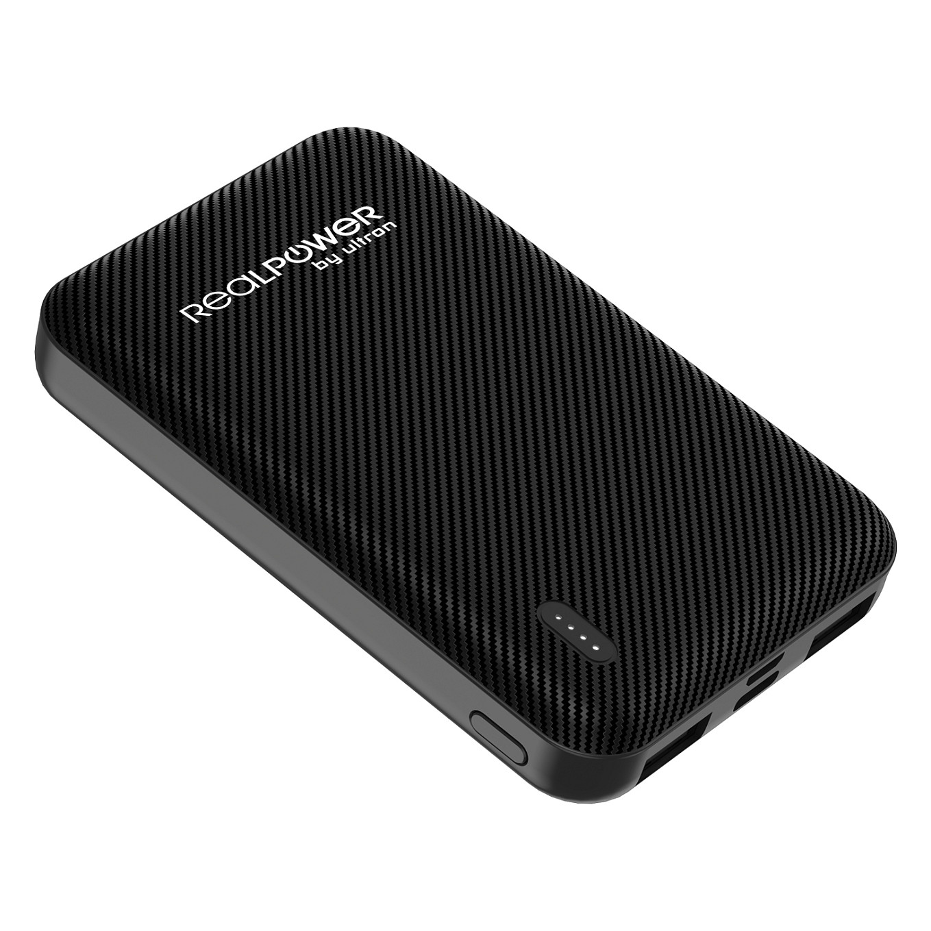 RealPower Powerbank PB-5000 SE schwarz 5.000mAh Smartphone Zubehör