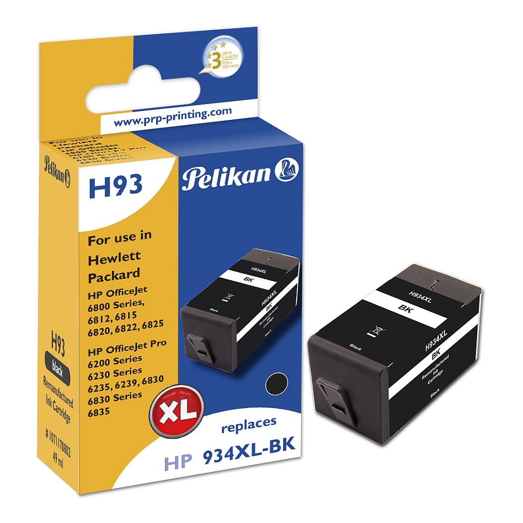 Pelikan H93 Black ink cartridge