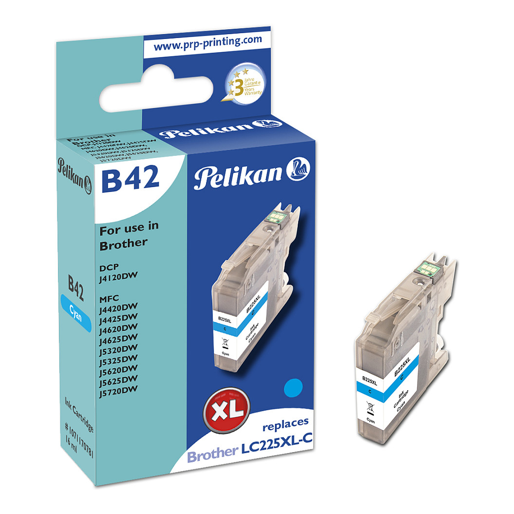 Pelikan B42 Cyan ink cartridge