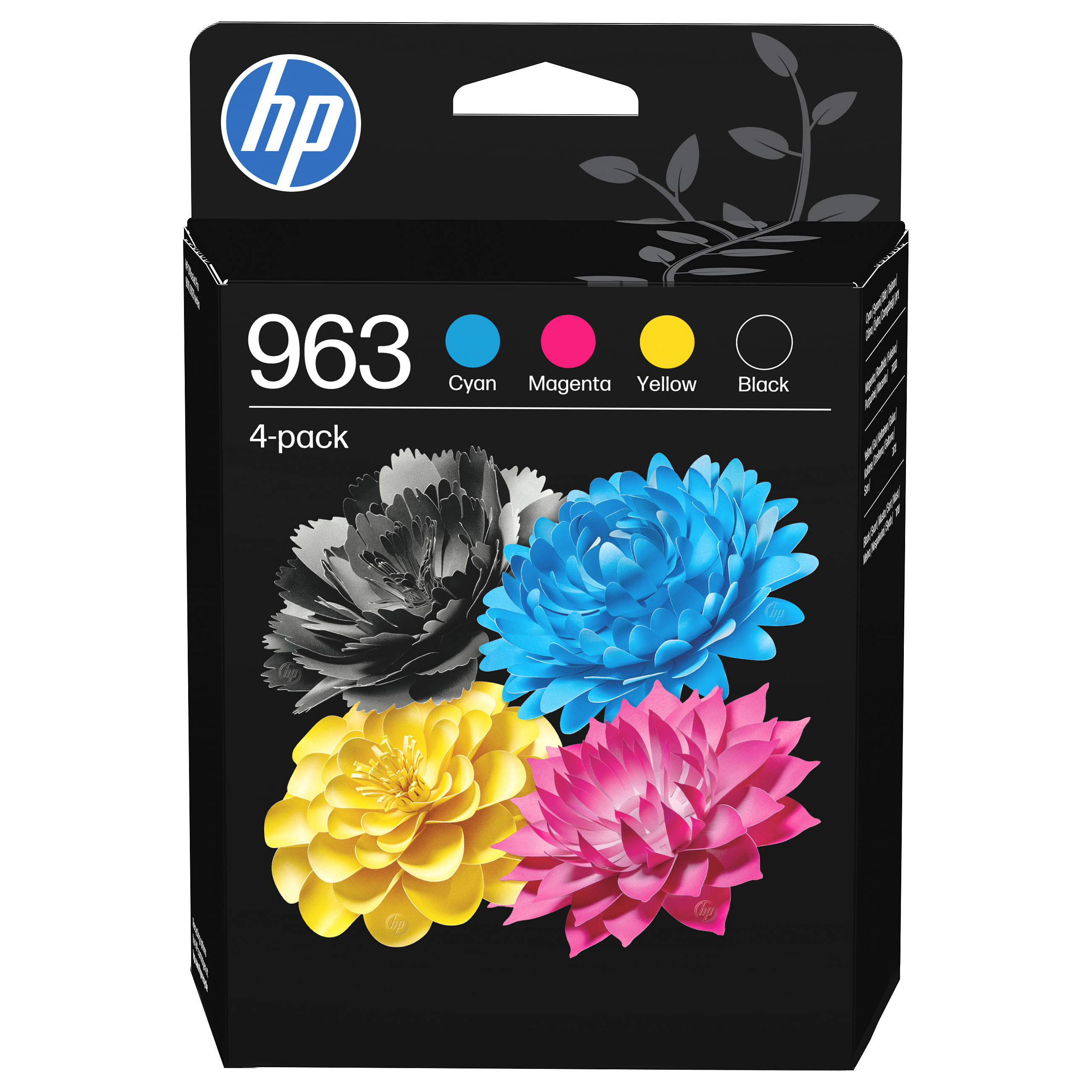 HP 963 CMYK Original Ink Cartridge 4-Pack Tinte