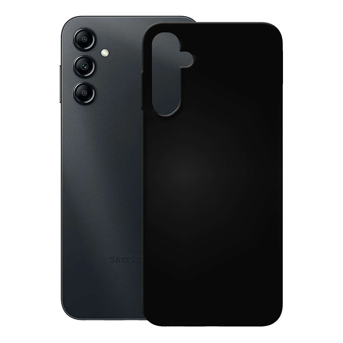 PEDEA Soft TPU Case fr Samsung Galaxy A36/A56 5G, schwarz Smartphone Zubehör