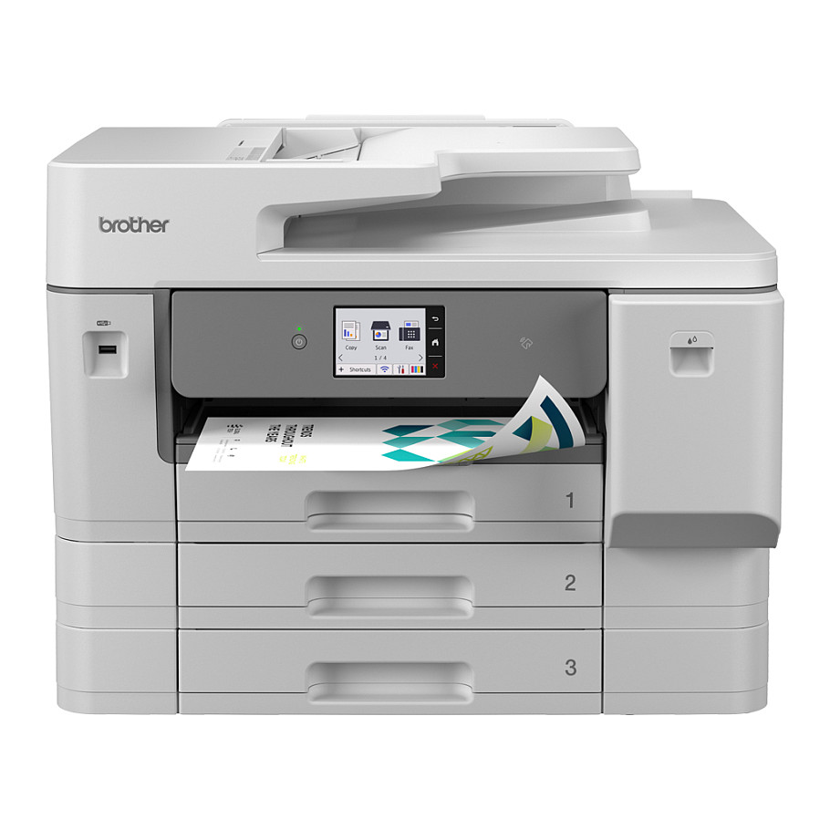 BROTHER MFC-J6977DW Full duplex A3 colour inkjet multifunction printer 3x 250-sheet paper trays network Wi-Fi 31ppm