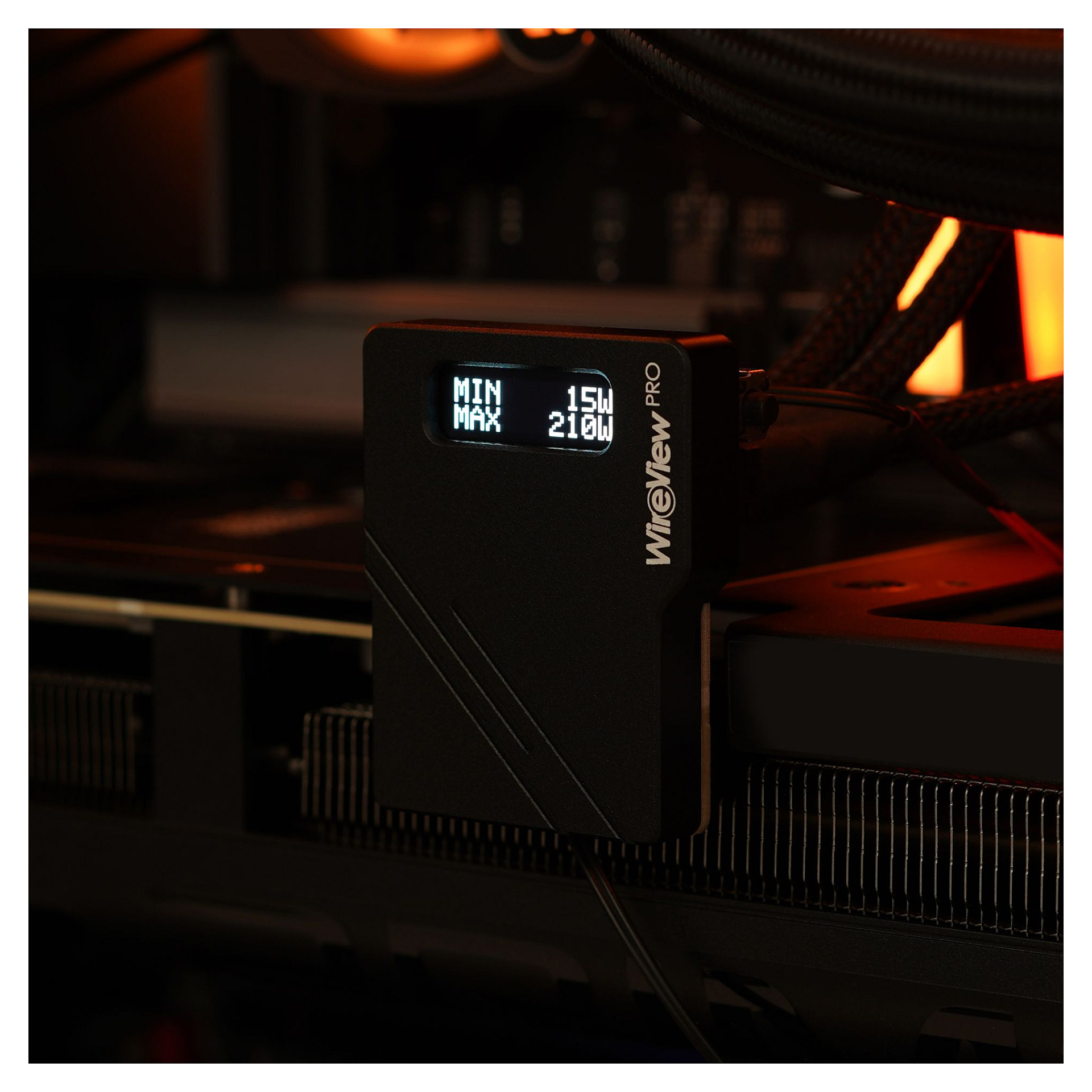 Thermal Grizzly WireView Pro GPU 1x12VHPWR 90, Normal (schwarz)