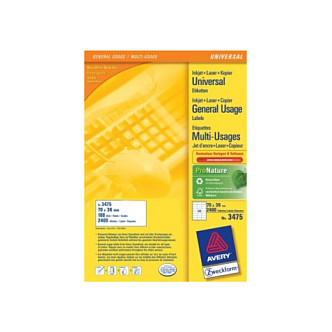 Avery 3475 printer label