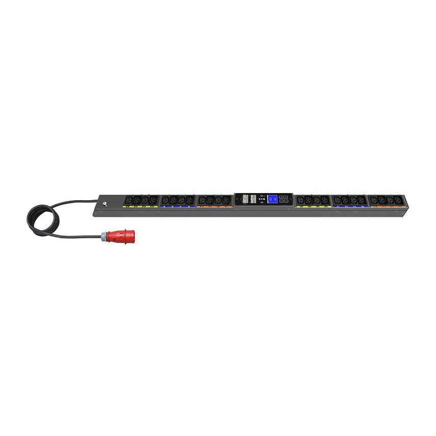G4 - Stromverteilungseinheit- 16 A, geschaltet - Wechselstrom 240/415 V - 11 kW - 3 Phasen - Ethernet 10/100/1000, serial USV & Stromversorgung