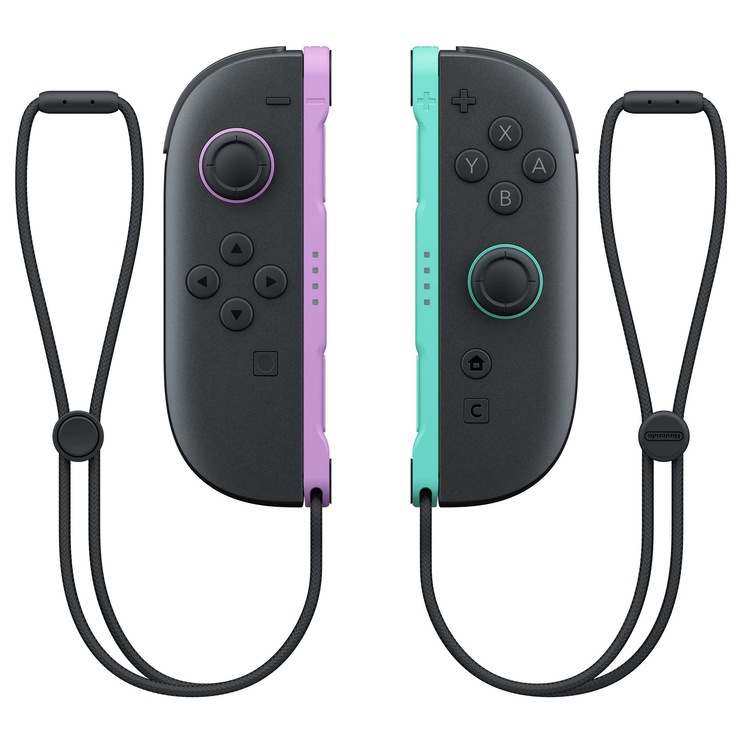 Nintendo Joy-Con 2 2er Set Hellviolett/Hellgrn Controller Joysticks/-pads/-wheels