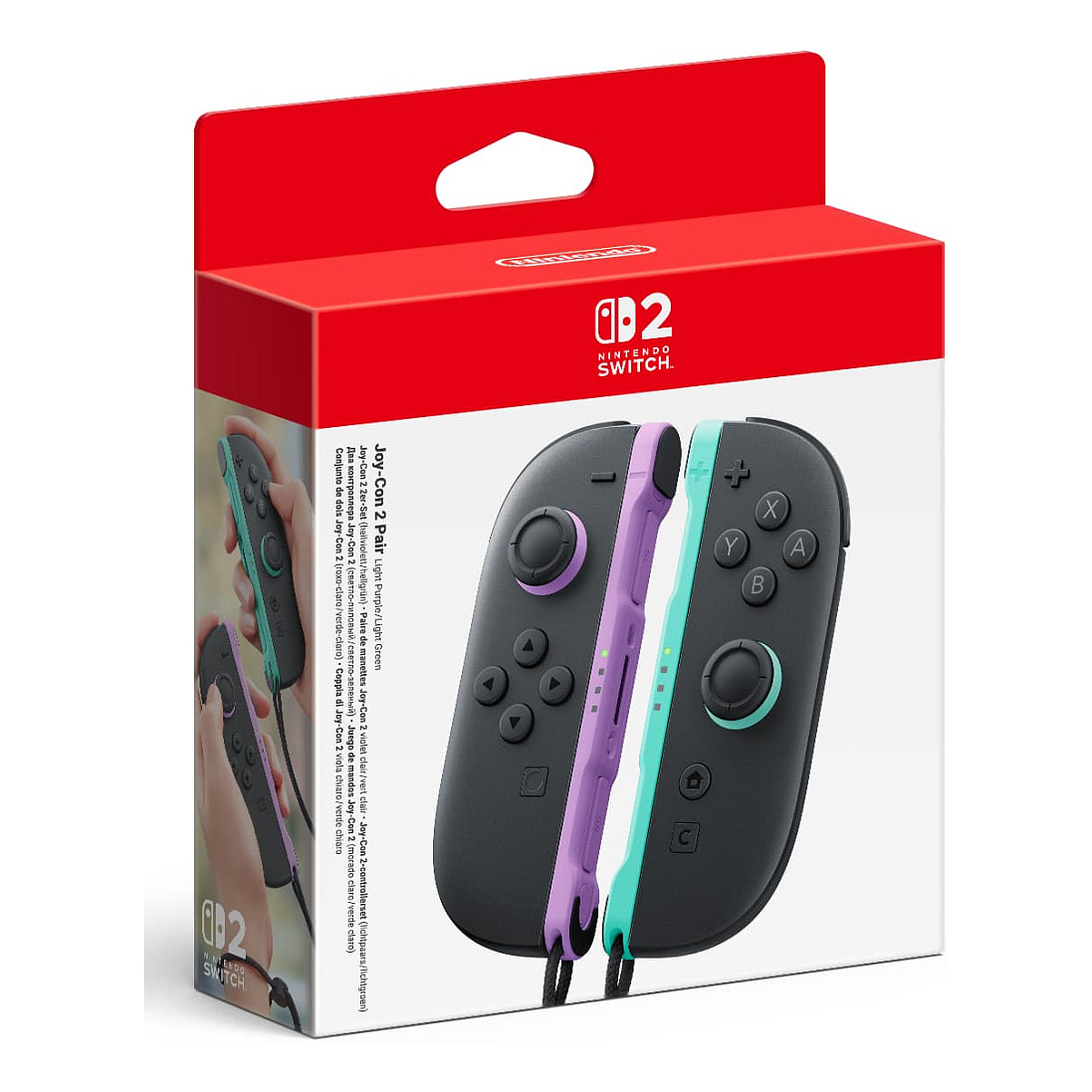 Nintendo Joy-Con 2 2er Set Hellviolett/Hellgrn Controller