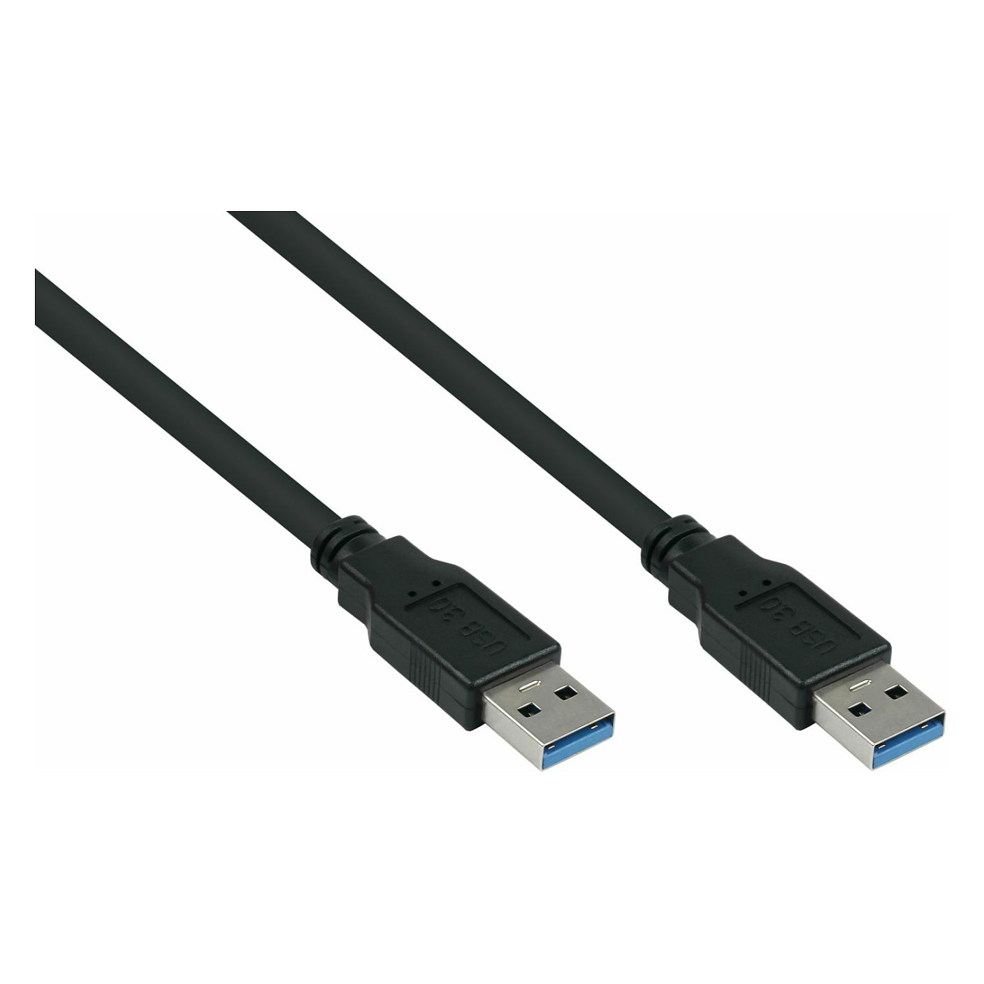kabelmeister USB3.0 Kabel A-A UL schwarz 1m