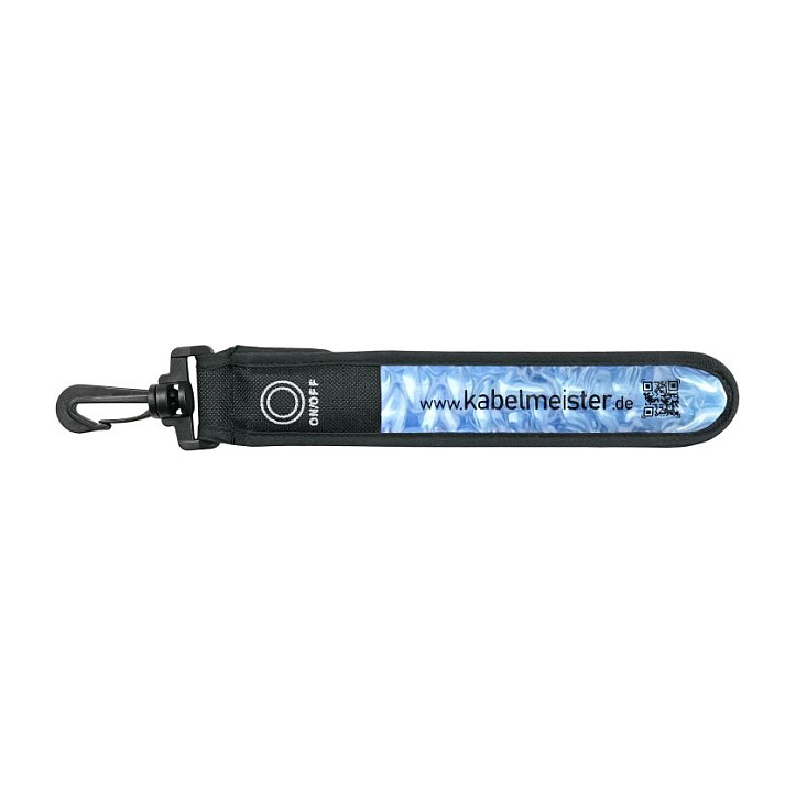 kabelmeister LED-Leuchtband Blinkl. Reflekt. blau