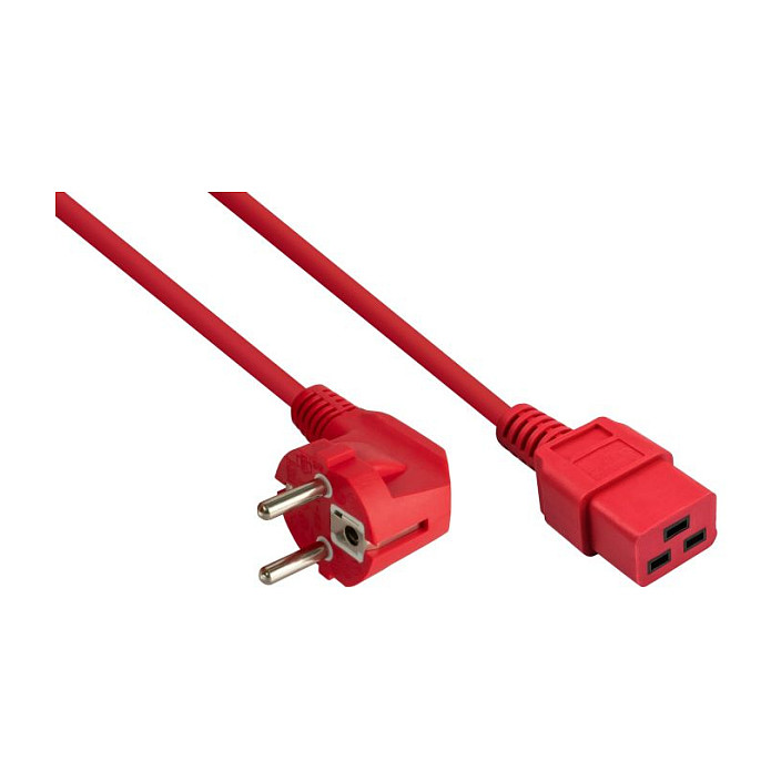 kabelmeister Netzkabel Schutzkontakt-Stecker Typ E+F