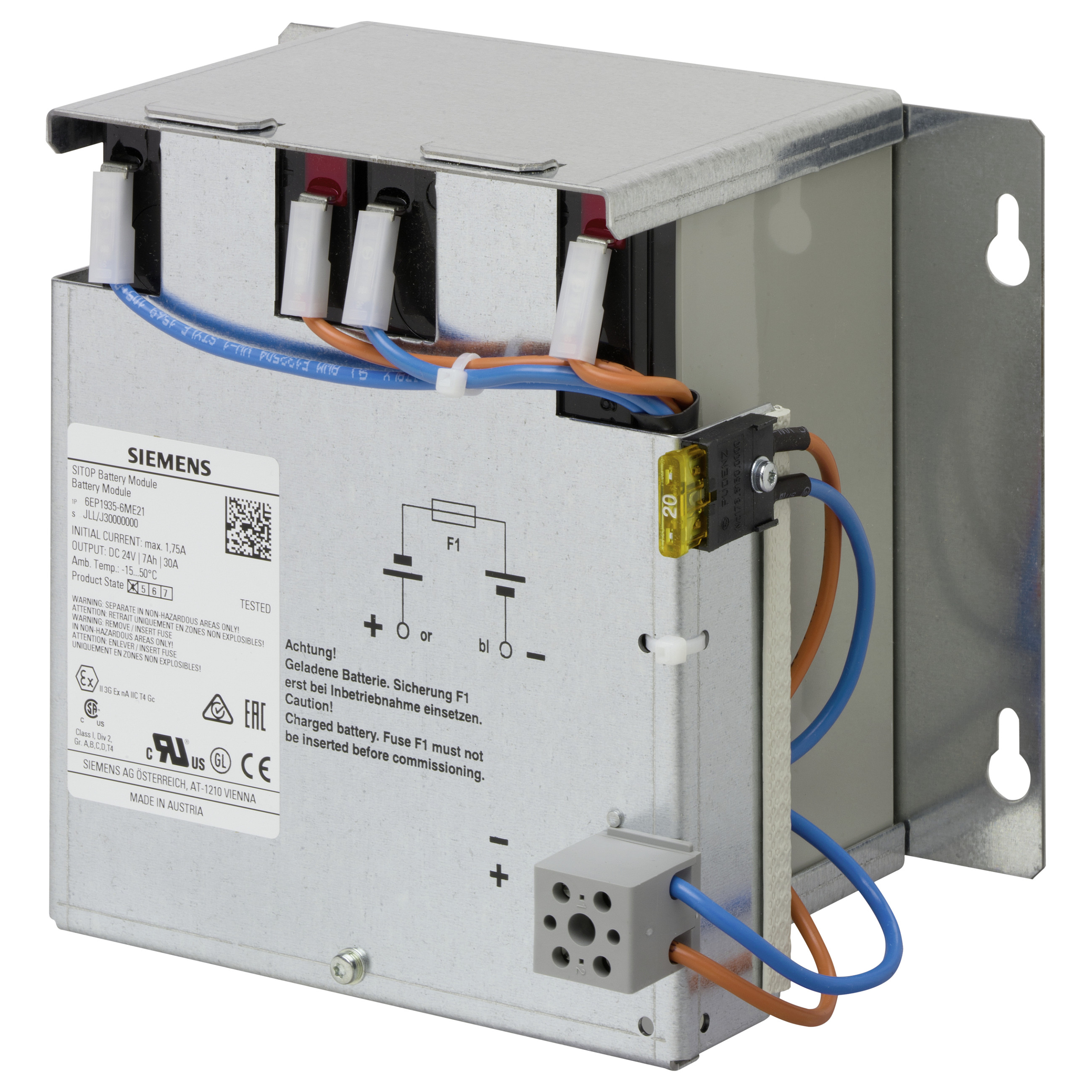 Siemens 6EP1935-6ME21 UPS battery Elektroinstallation