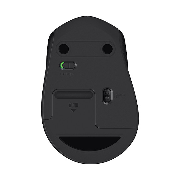 Logitech M330 SILENT PLUS Mouse right RF Wireless Mechanical 1000 DPI (910-004905)