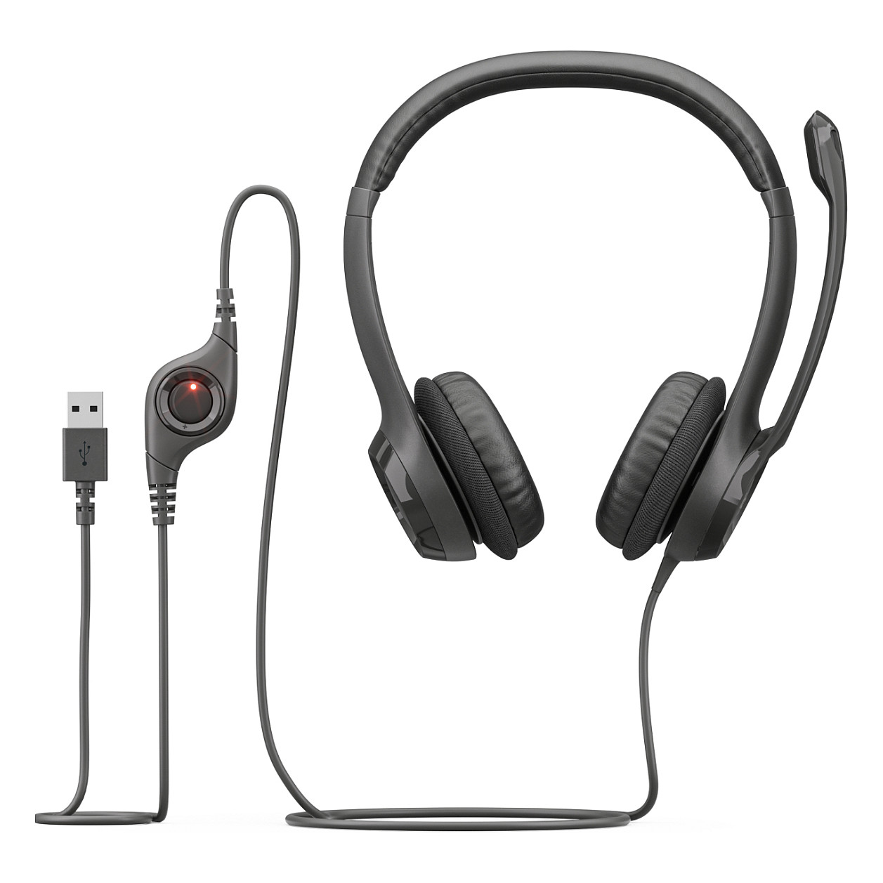 Logitech USB Headset H390 - Headset - On-Ear