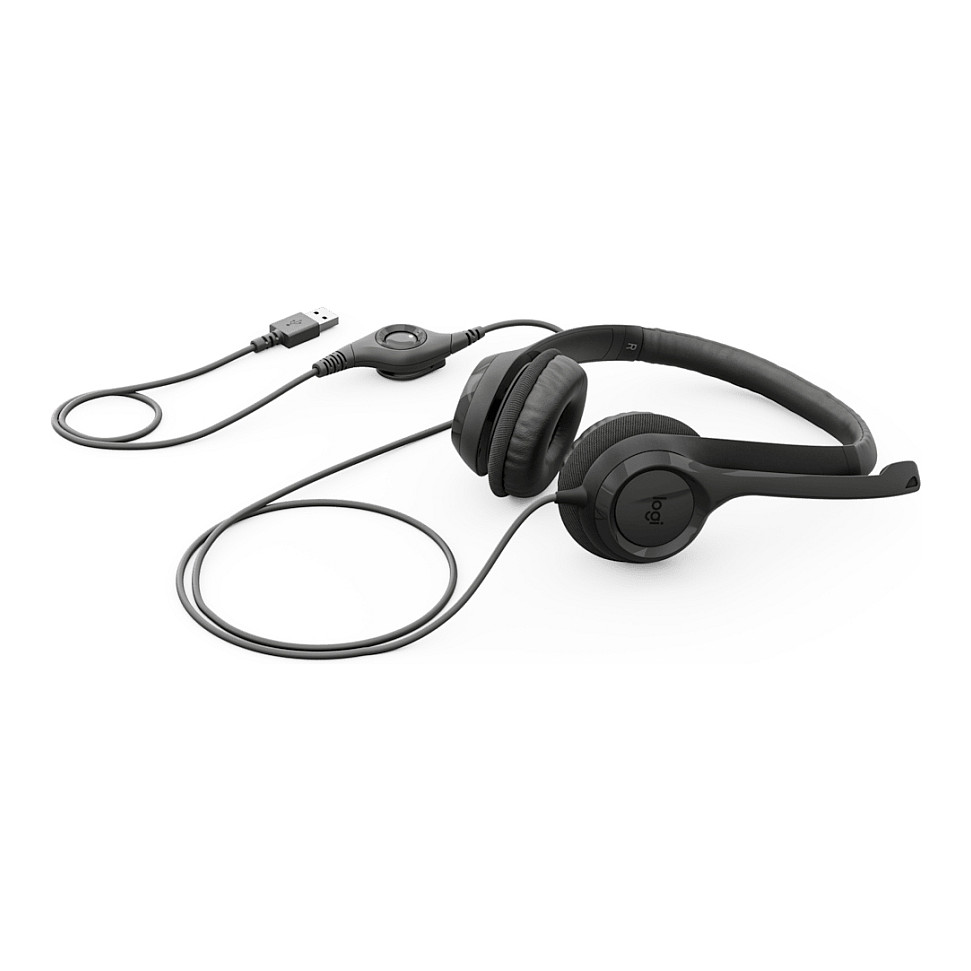 Logitech Headset USB H390 LGT-H390 Headset Head-band