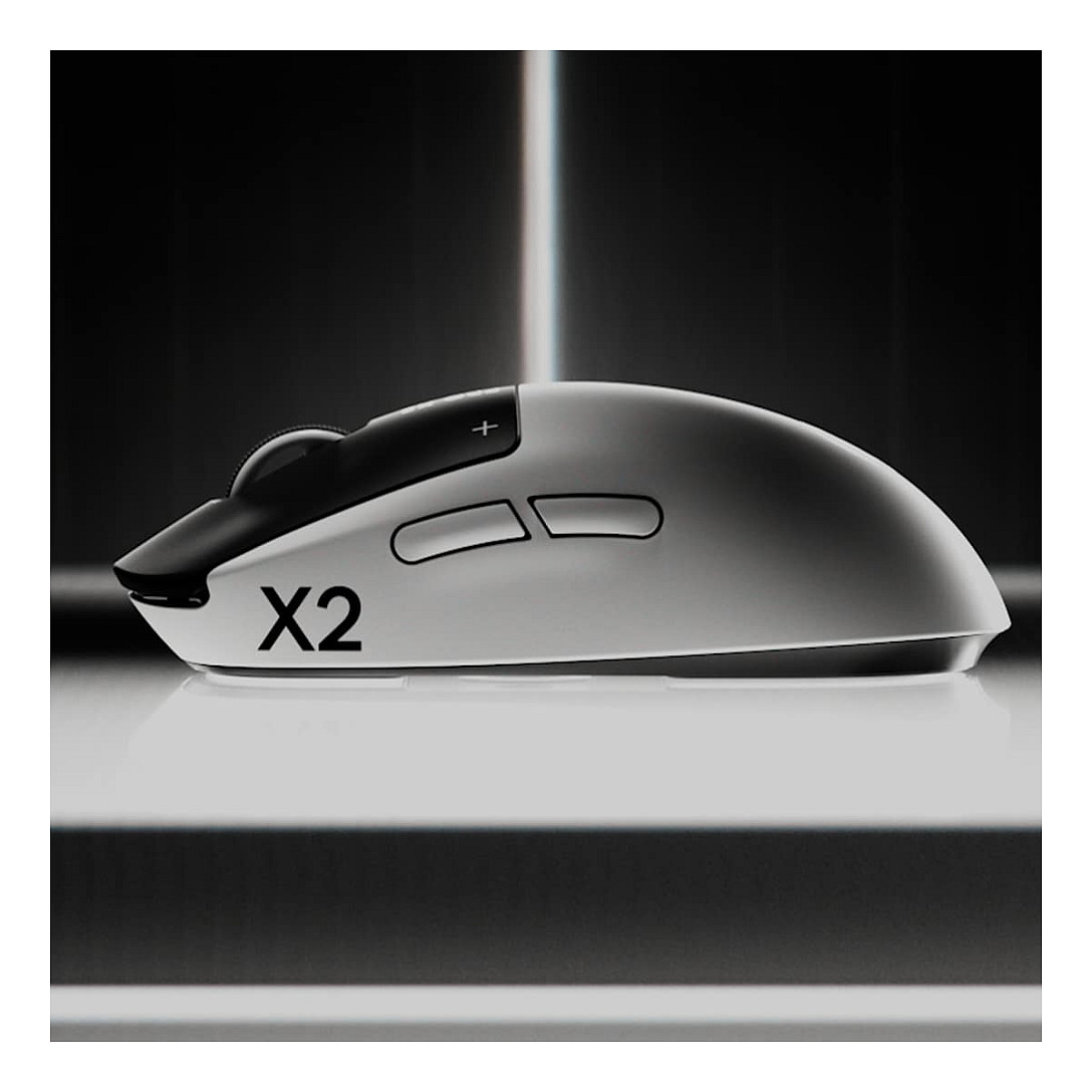 G PRO X2 SUPERSTRIKE - Maus - optisch - kabellos - 2.4 GHz - USB Logitech LIGHTSPEED Empfnger
