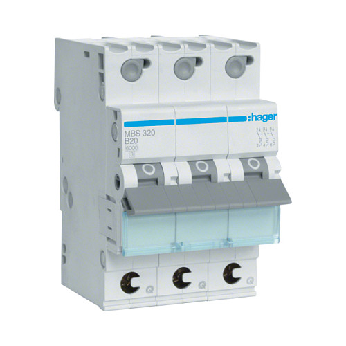 Hager MBS320 circuit breaker Elektroinstallation