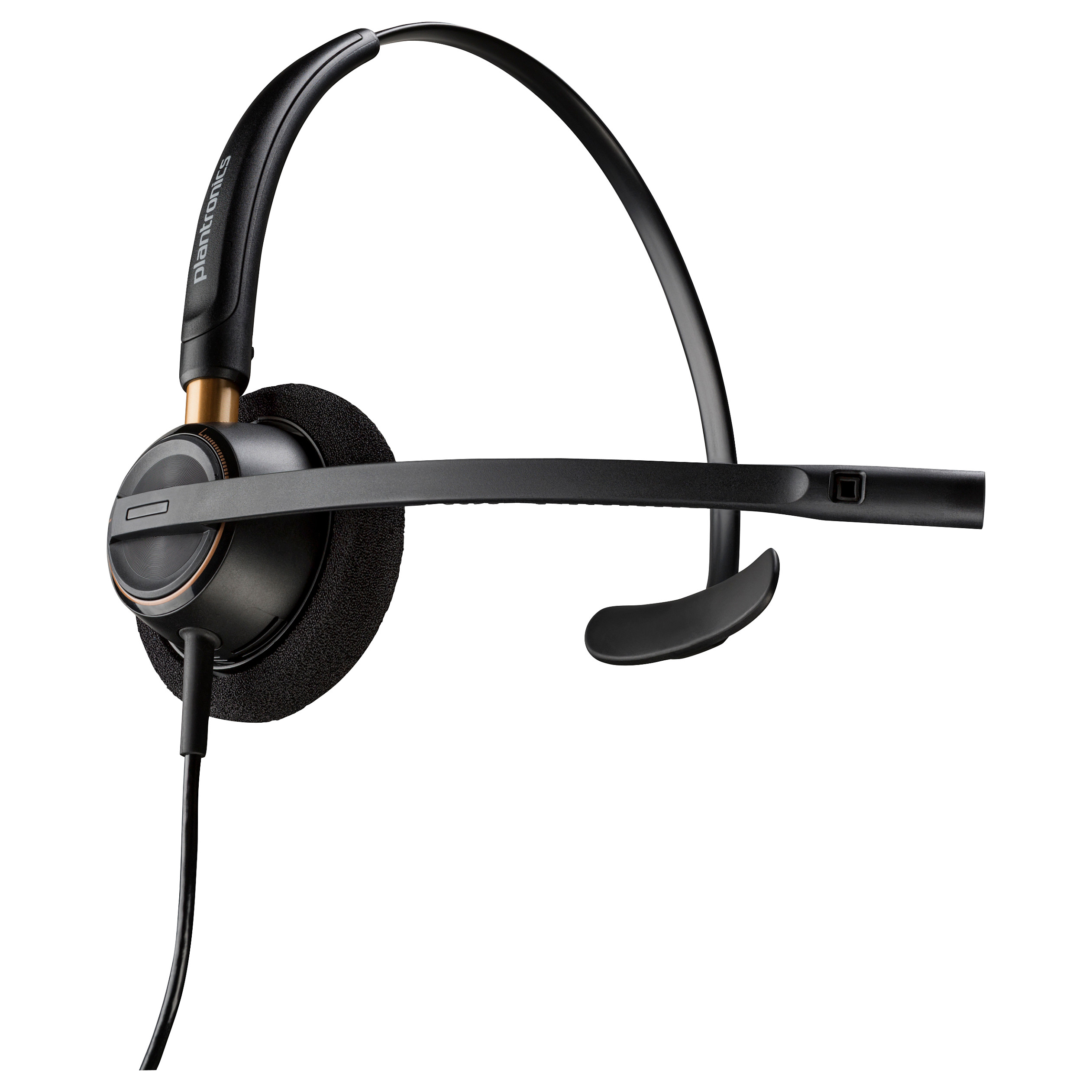 HP Poly EncorePro HW510 Headset On-Ear Wired Quick Disconnect (89433-01) Kopfhörer & Headsets