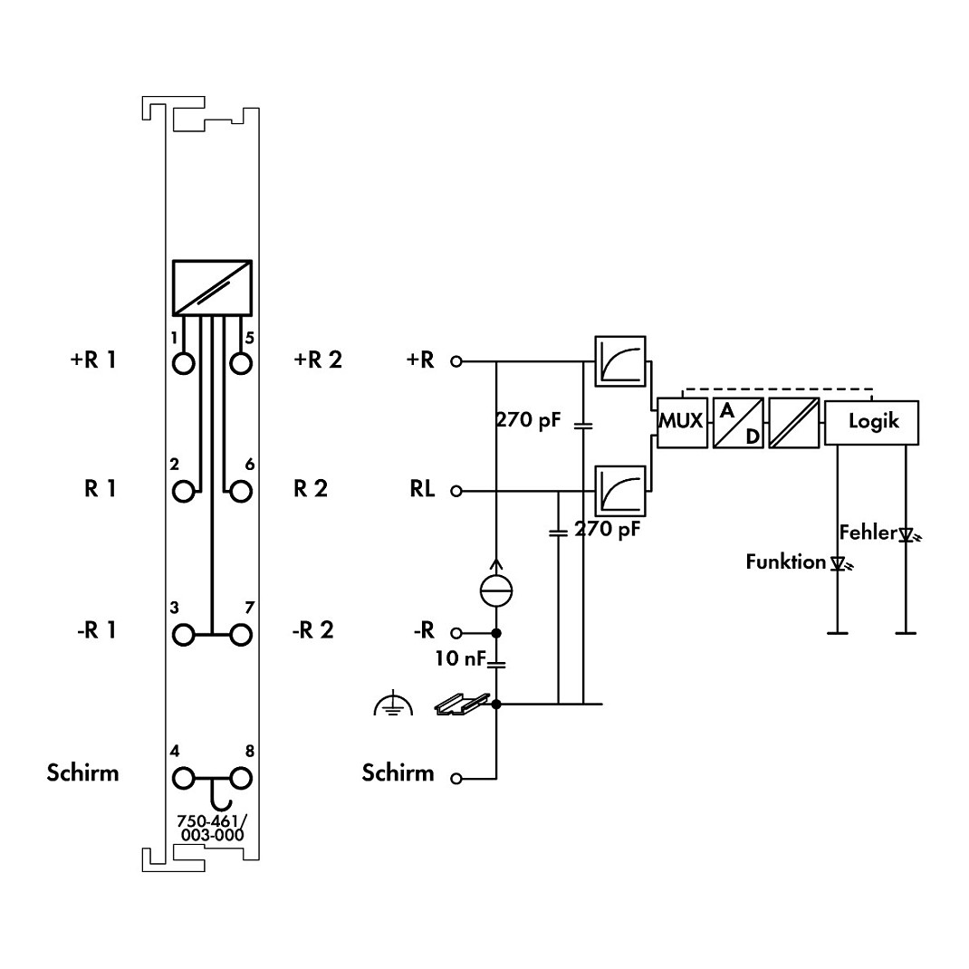 Wago 750-461/003-000 fieldbus module