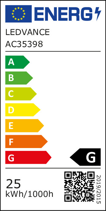 OSR Birnenformlampe 25W E14 Imatt SPC T26/57 FR CO26 EEK G