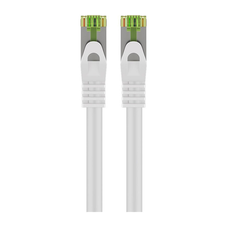 Goobay GHMT-zertifiziertes CAT 8.1 3m Patchkabel, S/FTP (PiMF), weiß