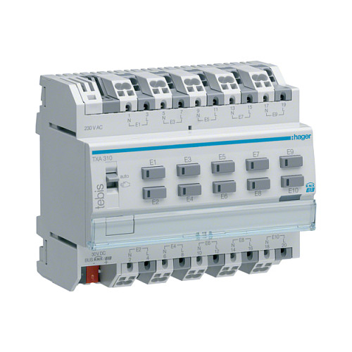 TXA310 Binäreingang KNX 10f 230V