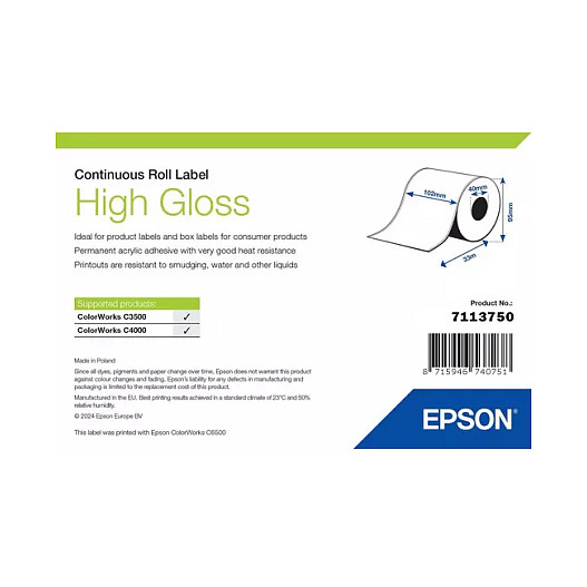 Epson High Gloss Label Zubehör Drucker