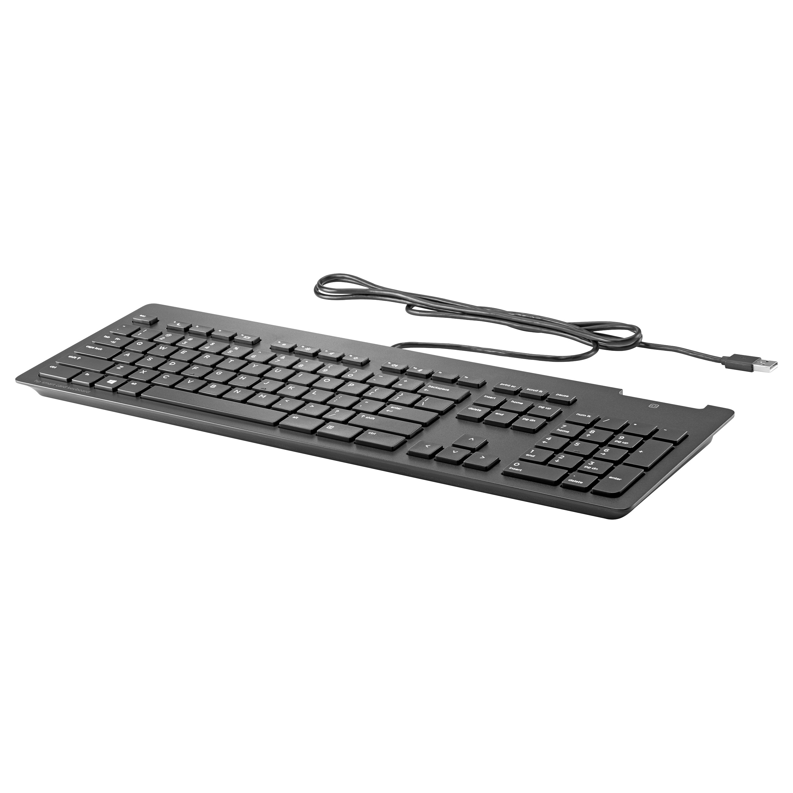 HP Slim v2 SmCard USB KBD EMEA-INTL English Loc-Euro plug Mäuse & Tastaturen