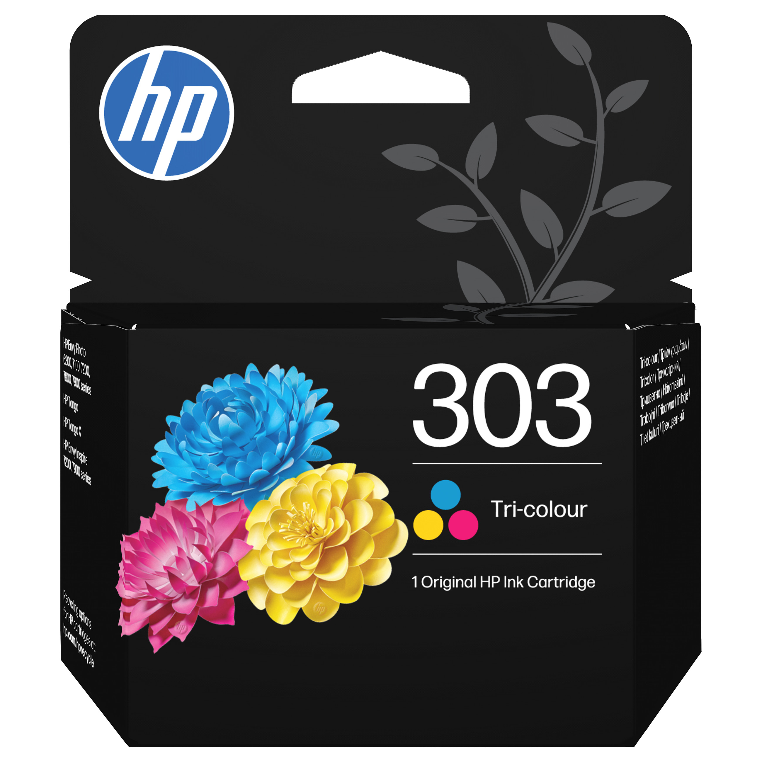 HP 303 Tri-color Original Ink Cartridge Cyan, Magenta, Gelb 165Seiten Tinte
